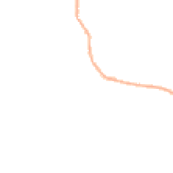 Night-time road noise heatmap for ST7 8BW