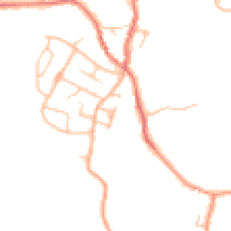 Daytime road noise heatmap for ST7 8ET