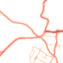 Daytime road noise heatmap for ST7 8HW