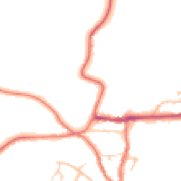 Daytime road noise heatmap for ST7 8JS
