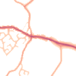 Daytime road noise heatmap for ST7 8LS