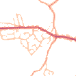 Daytime road noise heatmap for ST7 8PW