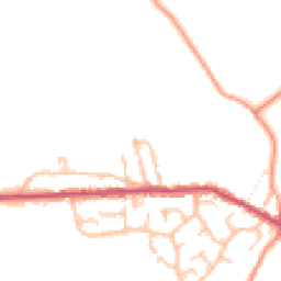 Daytime road noise heatmap for ST7 8QA