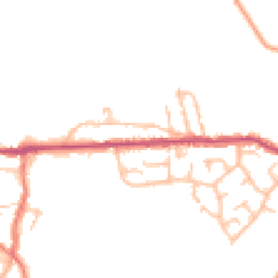 Daytime road noise heatmap for ST7 8QF
