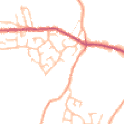 Daytime road noise heatmap for ST7 8QP