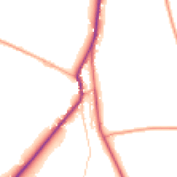 Daytime road noise heatmap for ST9 0AU