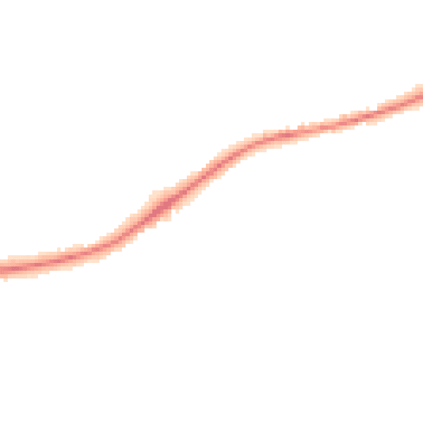 Night-time road noise heatmap for ST9 0DB