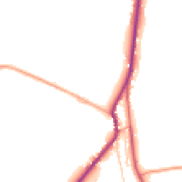 Daytime road noise heatmap for ST9 0FE