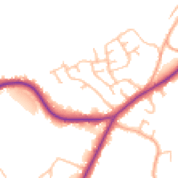 Daytime road noise heatmap for ST9 9BL