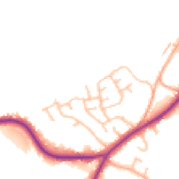 Daytime road noise heatmap for ST9 9HP