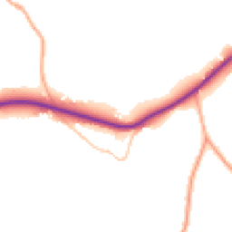 Daytime road noise heatmap for ST9 9QH