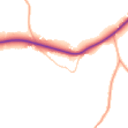 Daytime road noise heatmap for ST9 9QJ
