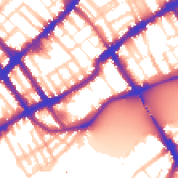 Daytime road noise heatmap for SW10 0BS