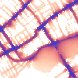 Daytime road noise heatmap for SW10 0BU