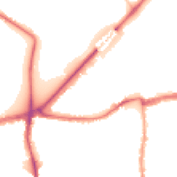 Night-time road noise heatmap for SW14 7AZ