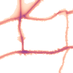 Night-time road noise heatmap for SW14 7BG
