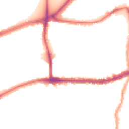 Night-time road noise heatmap for SW14 7BH