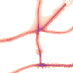 Night-time road noise heatmap for SW14 7BS