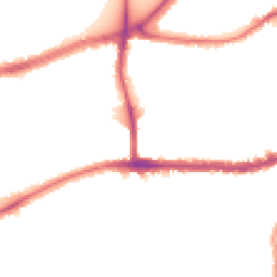 Night-time road noise heatmap for SW14 7BW