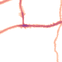 Night-time road noise heatmap for SW14 7DF