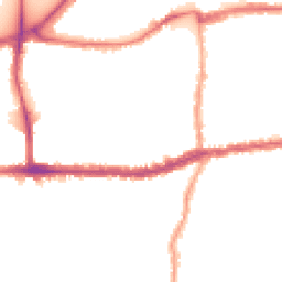 Night-time road noise heatmap for SW14 7JL