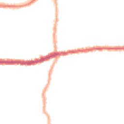 Night-time road noise heatmap for SW14 8LX