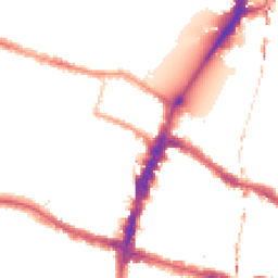 Night-time road noise heatmap for SW15 1AX