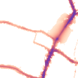 Night-time road noise heatmap for SW15 1DD