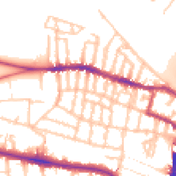 Daytime road noise heatmap for SW15 1DU