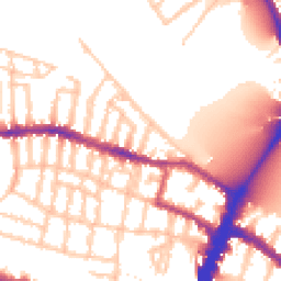 Daytime road noise heatmap for SW15 1JS