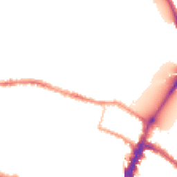 Night-time road noise heatmap for SW15 1JS
