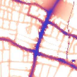 Daytime road noise heatmap for SW15 1RG