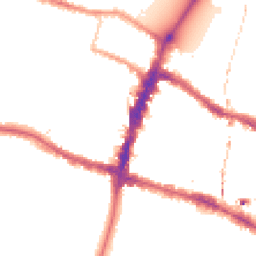 Night-time road noise heatmap for SW15 1RG
