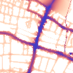Daytime road noise heatmap for SW15 1RR