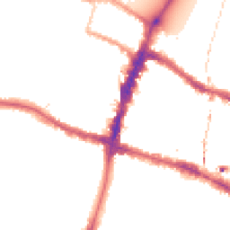 Night-time road noise heatmap for SW15 1RR