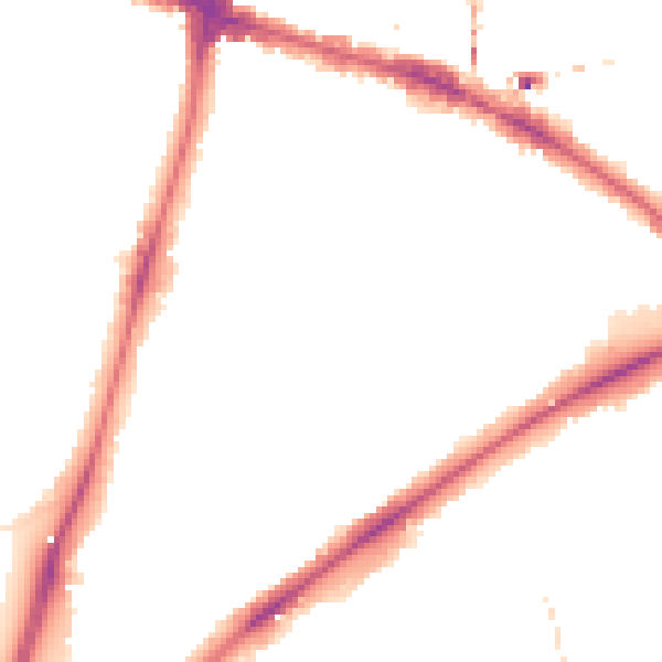 Night-time road noise heatmap for SW15 2HG