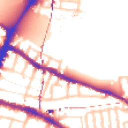 Daytime road noise heatmap for SW15 2NF