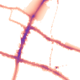 Night-time road noise heatmap for SW15 2PS