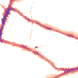 Night-time road noise heatmap for SW15 2QB