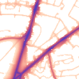 Daytime road noise heatmap for SW15 3HP