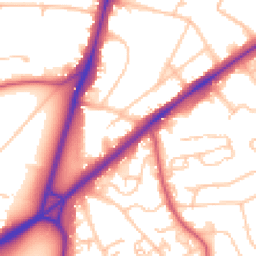 Daytime road noise heatmap for SW15 3JD