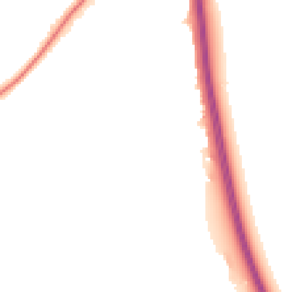 Night-time road noise heatmap for SW15 3QN