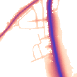 Daytime road noise heatmap for SW15 3QP
