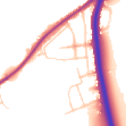 Daytime road noise heatmap for SW15 3RG