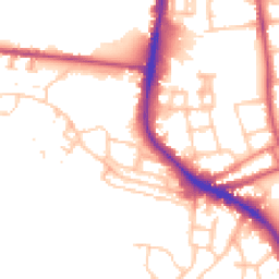 Daytime road noise heatmap for SW15 4DS