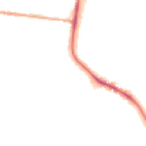 Night-time road noise heatmap for SW15 4EZ