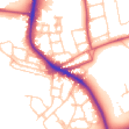 Daytime road noise heatmap for SW15 4HJ