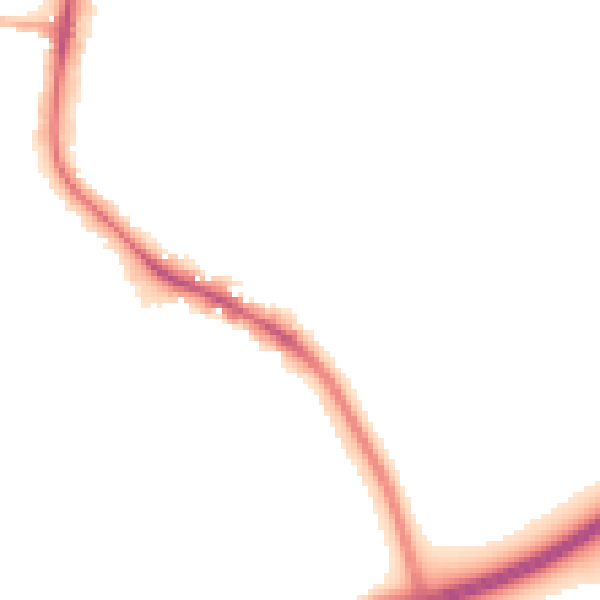 Night-time road noise heatmap for SW15 4LA