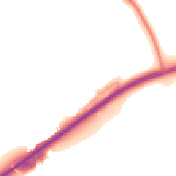 Night-time road noise heatmap for SW15 4NW