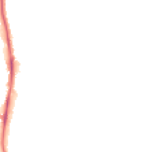 Night-time road noise heatmap for SW15 5AQ